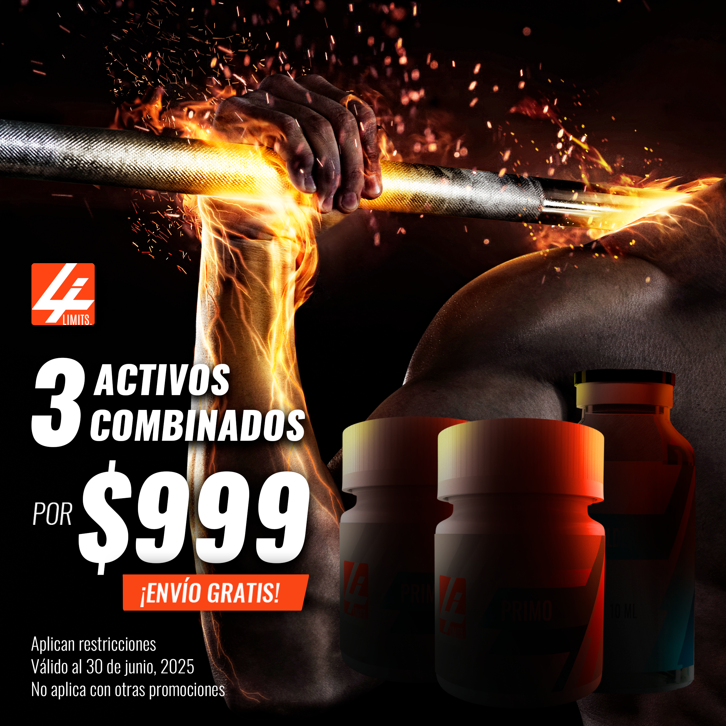3 ORALES Y VIALES COMBINADOS POR $999